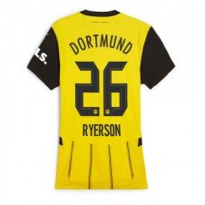 Borussia Dortmund Julian Ryerson #26 Hjemmedrakt Kvinner 2024-25 Kortermet